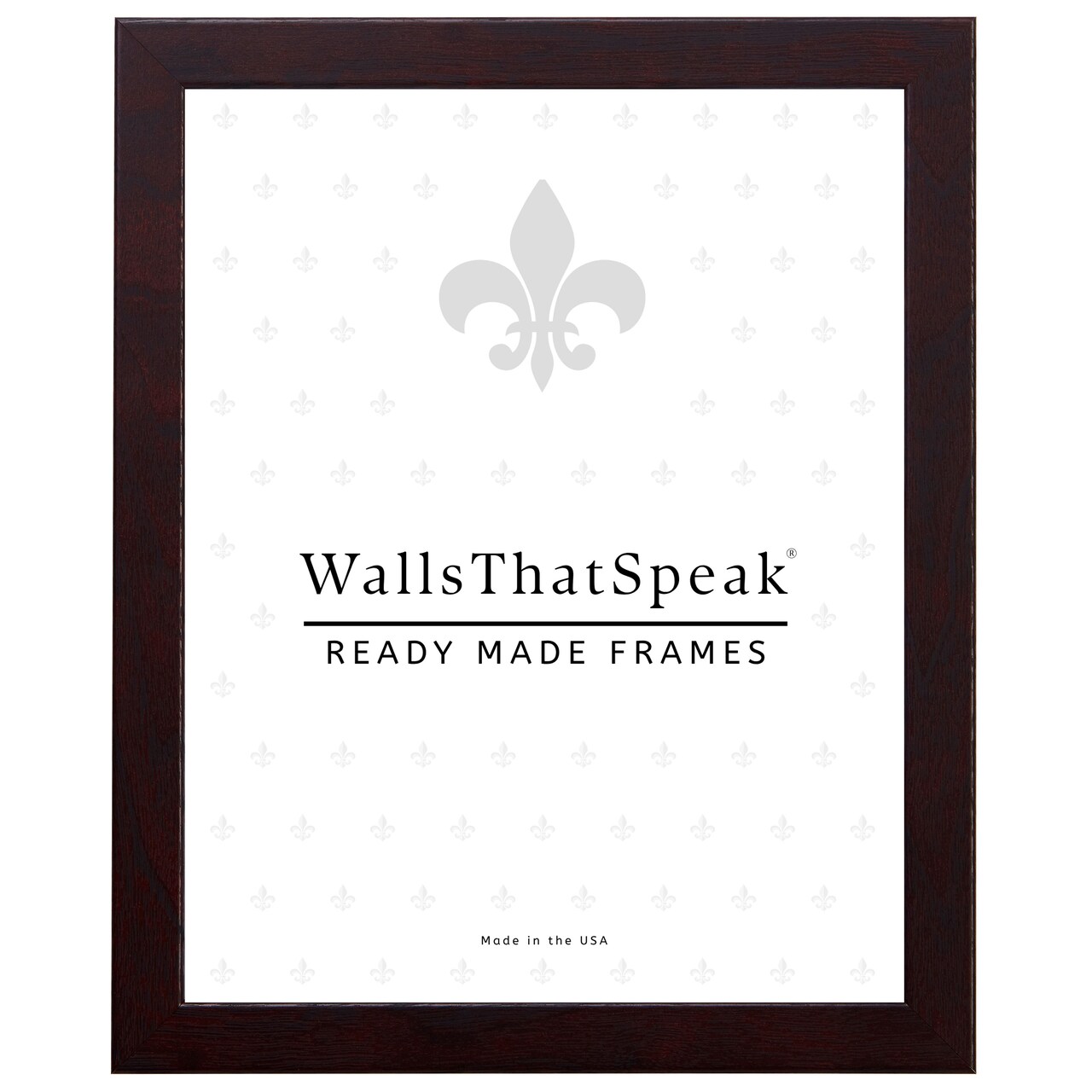8x12 Picture Frame, Bauhaus 075 0.75 Inch MDF Moulding, Wall Display Frame for Art, Posters, or Photos by wallsthatspeak